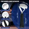 33PCS Tire Repair Patch Tools Tire Patch Kit, 30PCS Tire Patches(32Mm/ 42Mm/ 58Mm With Tire Patch Roller, Tire Repair Buffing Wheel, Tire Inner Liner