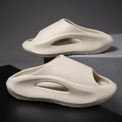 Women/Men's Sandals Indoor Outdoor Beach Dragging Alphabet Element Women's Large Size Outdoor Beach Slippers