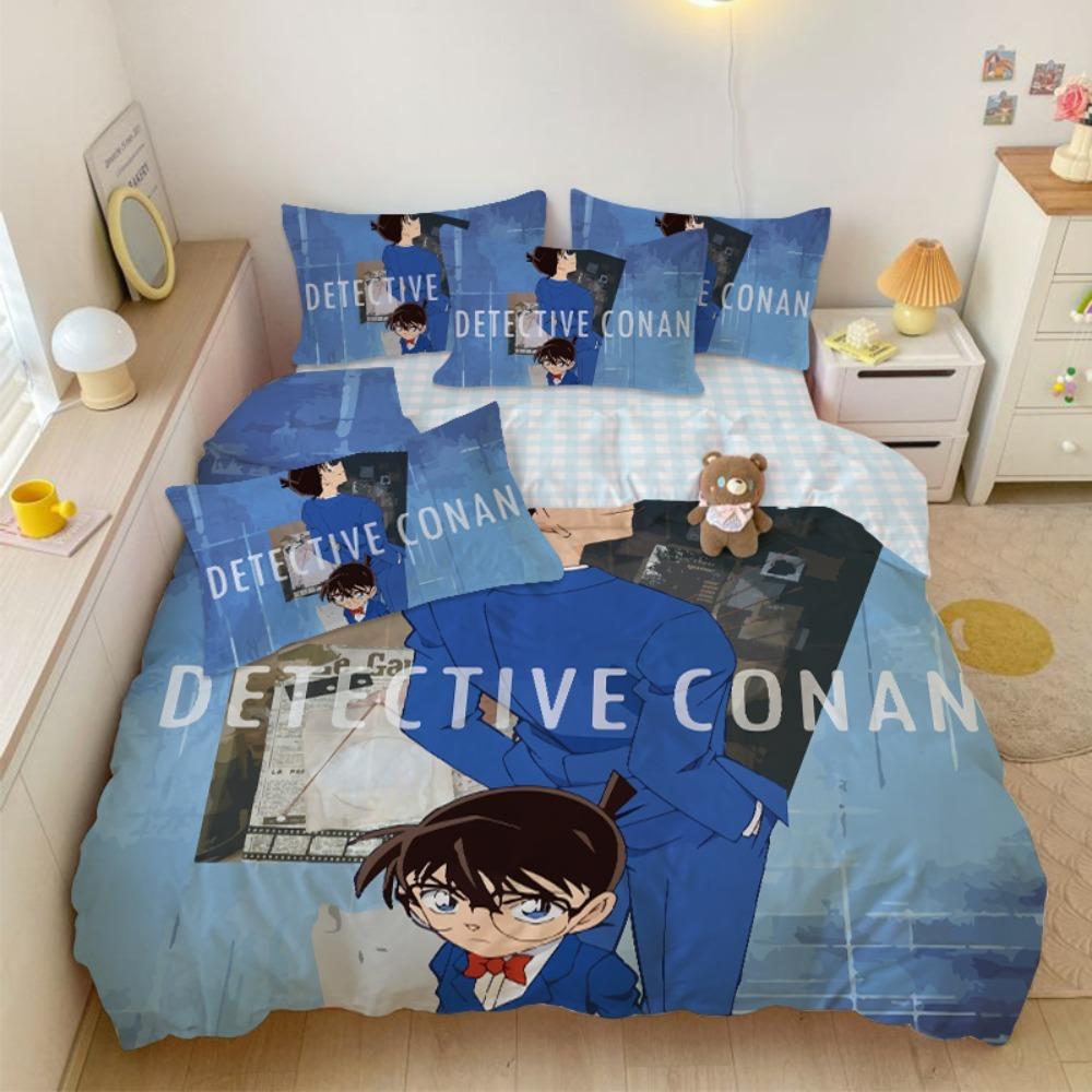 Anime Duvet Cover Pillowcase Bedding BoyGirl Bedroom Decoration Children-Gift Single Double Large SizeZip Duvet Cover