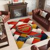 Arsenal Customizable Name Floor Rug Office Rug Suitable for Outdoor Dormitory Living Rooms Bedrooms Antislip Carpet Decorate Offices