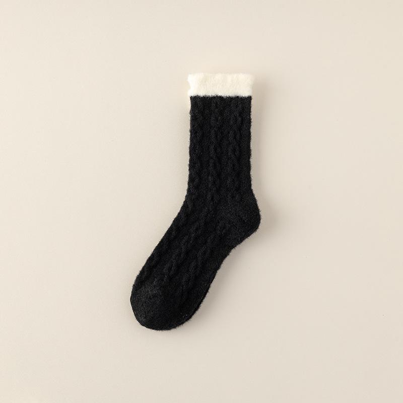 Australian Thick Fleece Socks for Women's Warmth, Fleece Thickening Mid-calf Socks, Winter Postpartum Socks, Autumn and Winter Trends After Childbirth
