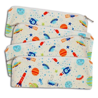 Semoms Cutlery Pouch, Space Rocket, 4 Pieces, Korean Popular Tableware