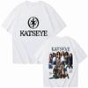 Fashion Katseye Chaos Graphic Tshirt Women Unisex Short Sleeve Tee Kpop Band Gril Group KATSEYE Printed Tshirt Clothing