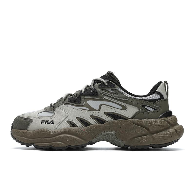 Fila Fern Comfortable Versatile Durable Breathable Lightweight Low-Top Running Shoes Men Sneaker Gray F12M441119FAO