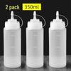 ZISIZ Plastic Squeeze Sauce Bottle with Decorating Nozzle