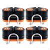 4 Pieces Composite 2 Row Sailboat Cam Cleat Quick Entry for 3