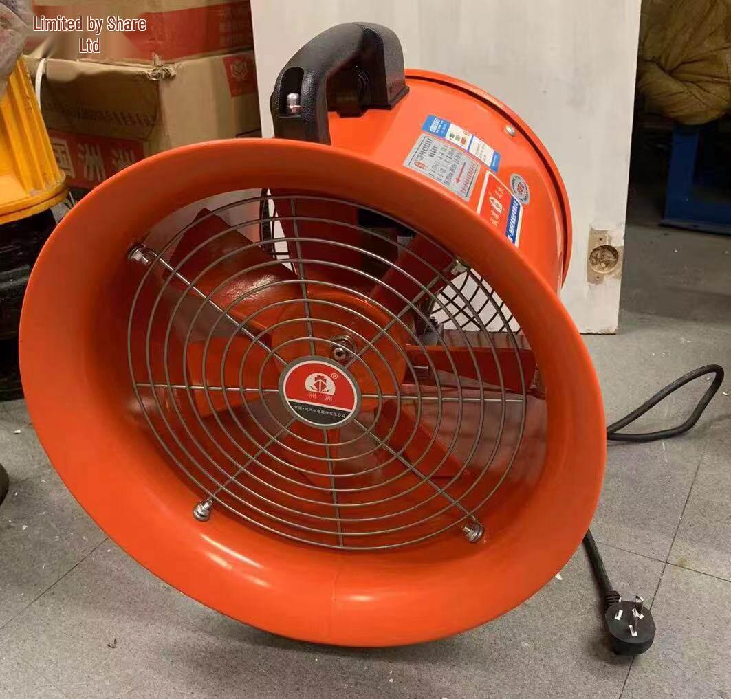 Zhouzhou F Portable Marine Axial Smoke Exhaust Fan 220V 0.06KW Low Speed