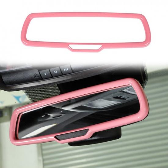 Rosa Rückspiegelabdeckung Zierring für Dodge RAM 1500 10-17 Zubehör