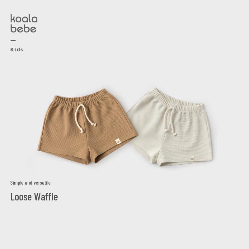 Koala Nunu Soft Waffle Knit Kids  Summer Shorts 130