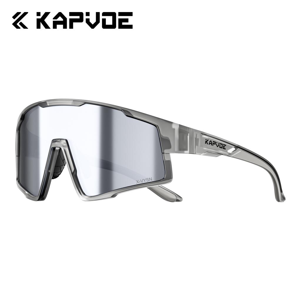 Kapvoe Hiking Eyewear Photochromic Cycling Sunglasses for Men Glasses Fashion Bicycle UV400 Mountain Goggles Sports MTB 2026