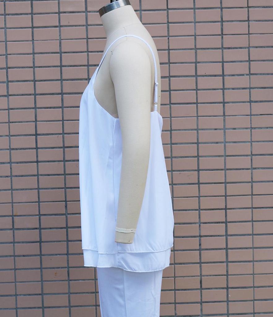 Evropská a americká letní móda 2023: Dámské volné topy a vesty na ramínka