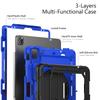 Armor Stand Case Universal for IPad Pro12.9 2018 2020 2021 2022 3rd 4th 5th 6th Gen Hybrid Cover with Screen Protector 3-Layers