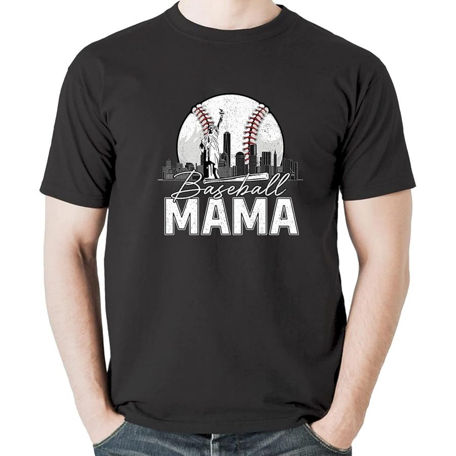 Baseball Mama Baseball Lover Game Day Statue of Liberty Premium T-Shirt Sweatshirt Hoodie Tanktop for Men Women Kids Black XXXXXL разноцветный