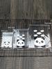 100PCS Panda Cartoon Snowflake Crisp Fruit Nougat Cookies Transparent Gift Wrap