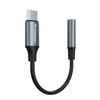 Adapter USB-C auf 3,5-mm-Mini-Klinke - Schwarz