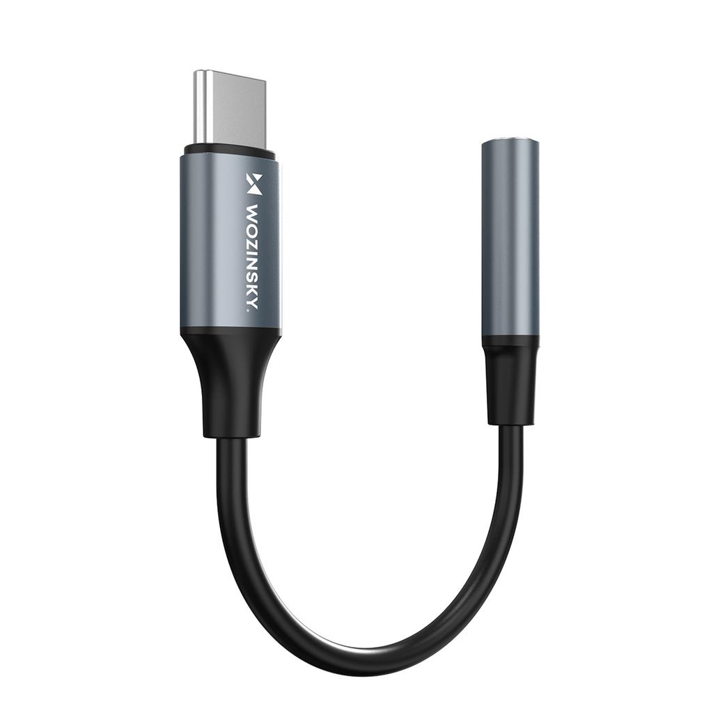 Adapter USB-C auf 3,5-mm-Mini-Klinke - Schwarz