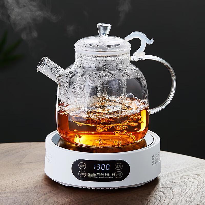 Thickened Glass Electric Tea Kettle & Stove Set