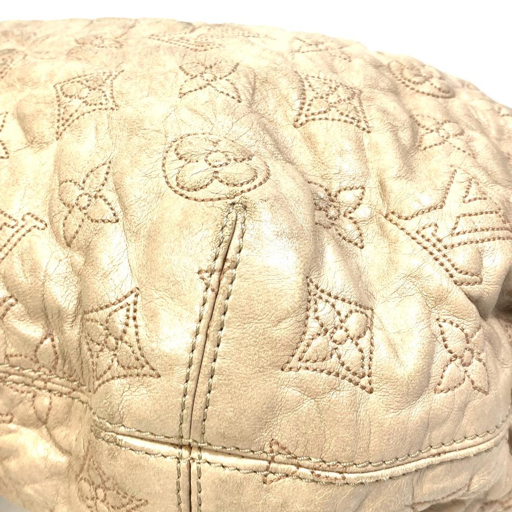 Louis Vuitton M95423 Monogram O Lamp Nimbs GM Shoulder Bag Leather Beige