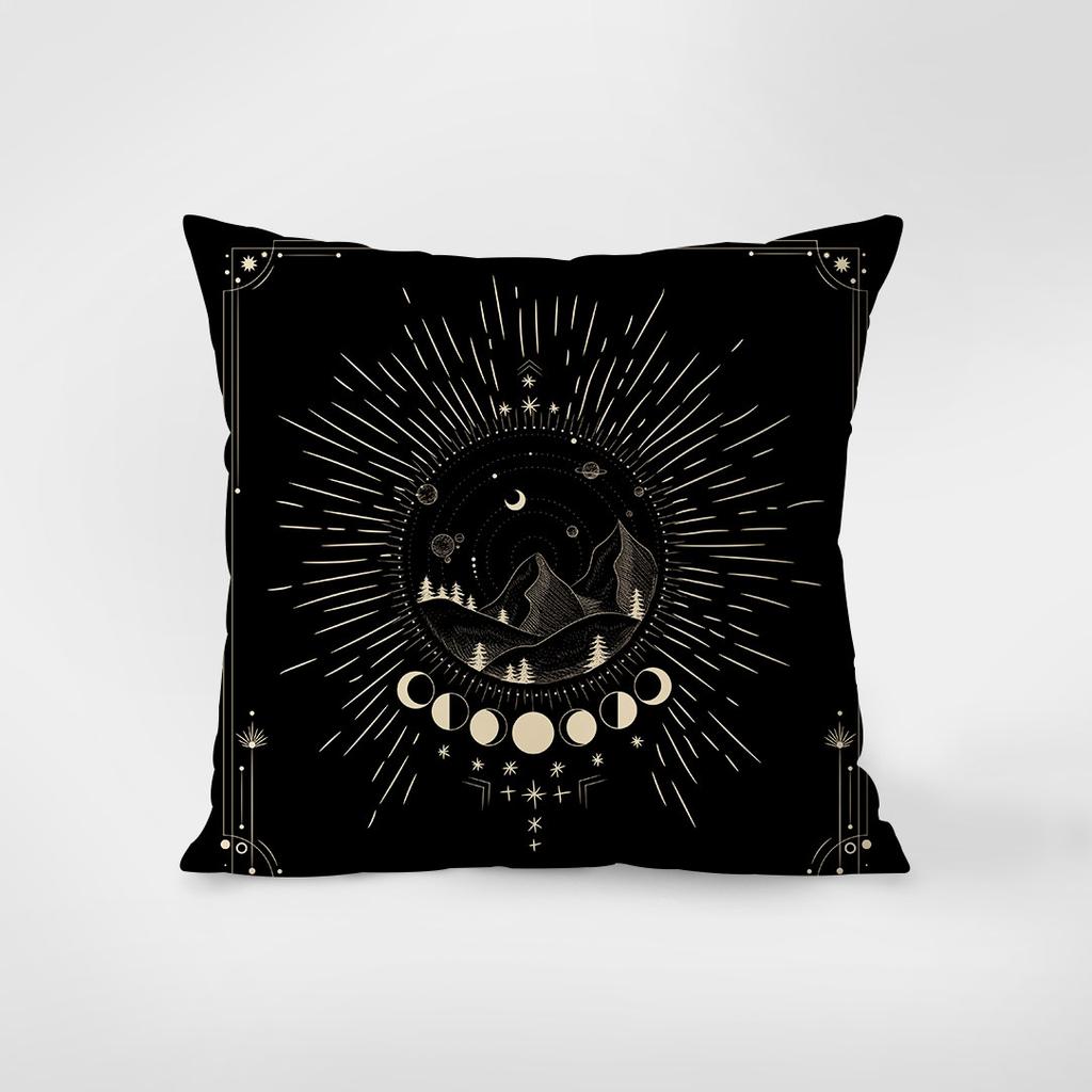 New Cosmic Astrology Pattern Pillow Case Bohemian Style Cushion Cover For Bedroom Living Room Home Decorative Pillowcase