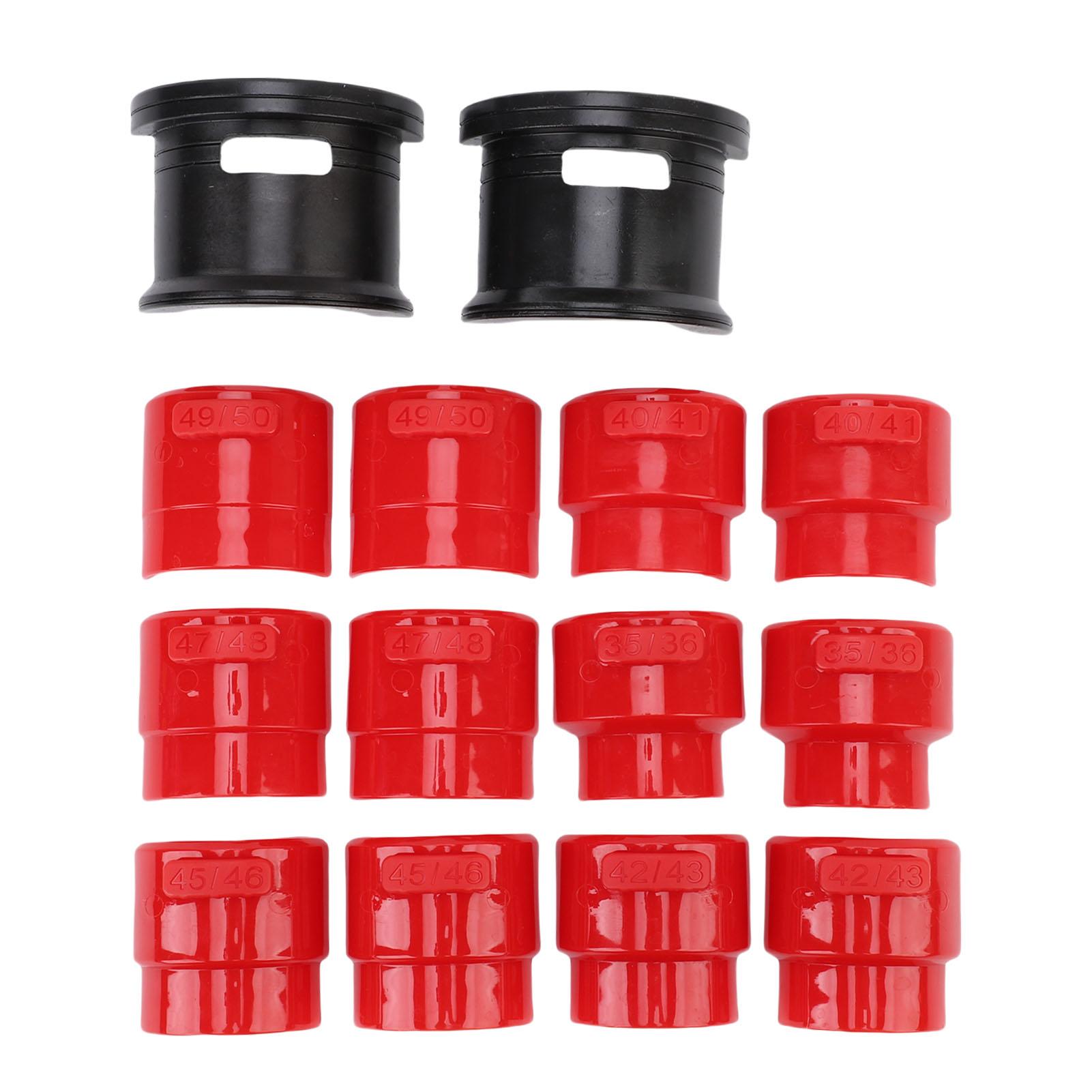 

Universal Motorcycle Fork Seal Driver Tool Kit 35 50mm Fork Seal Installer Driver Removal Set for Most Motorbikes 14PCS