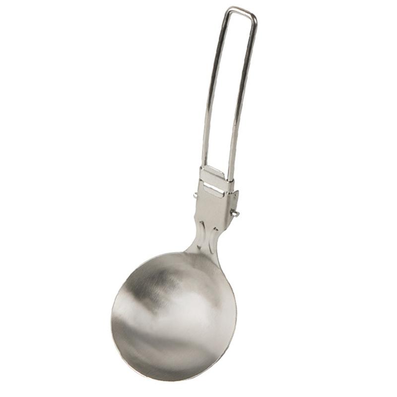 Хорошая-Кухня Походная Суповая Ложка для Кемпинга на Открытом Воздухе Альпинистская Туристическая Портативная Кастрюля Суповая Ложка Портативная Складная Суповая Ложка