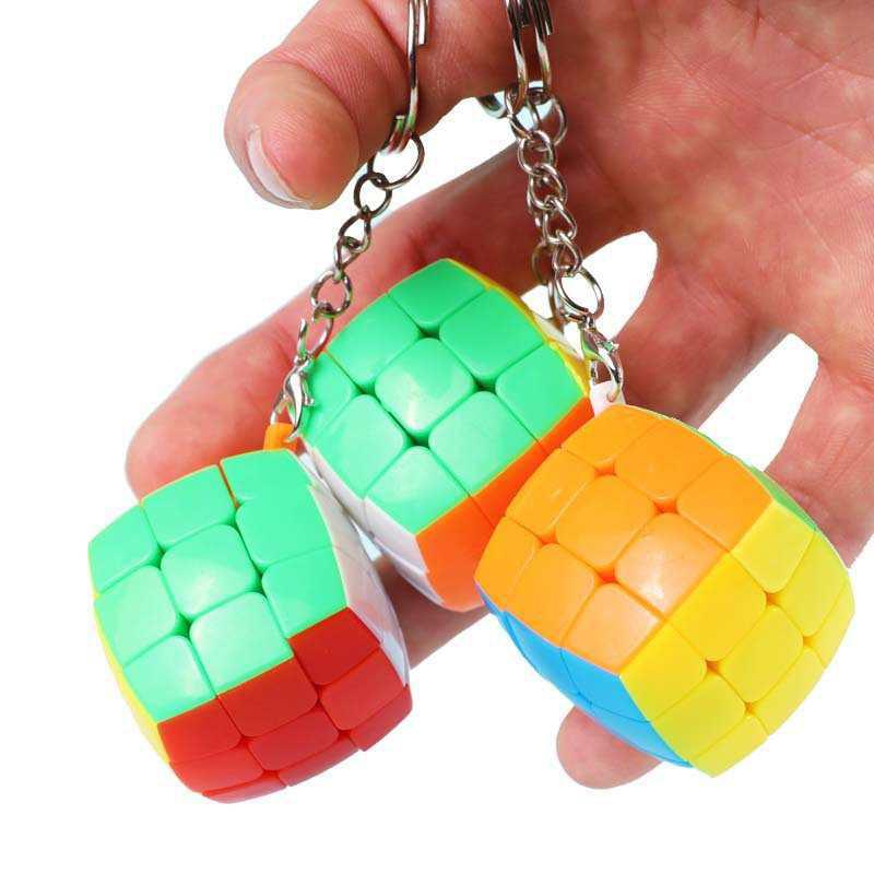 Toys Educational Mini Cube Keychain 3x3x3 3.5CM Puzzle Problem Solving Brain Teaser for Adults Novelty Gifts Kids Boys Girls