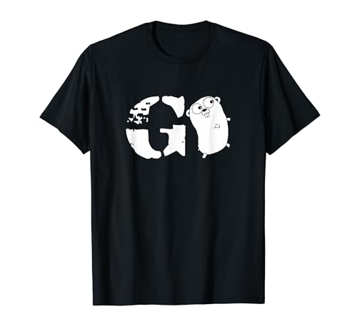 Go Golang Programming Language Logo Mascot Gopher T-Shirt