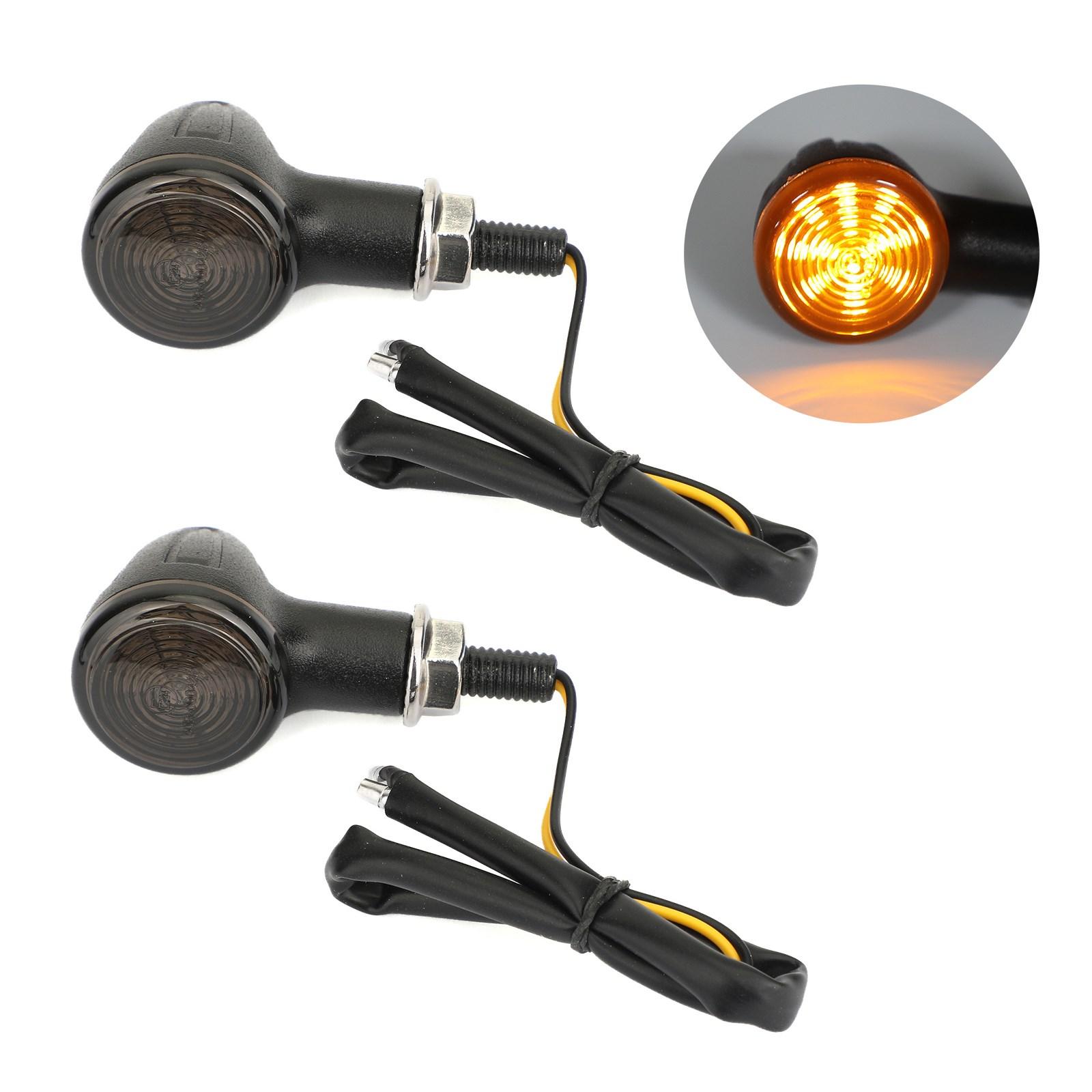 

Universal Small Bullet Motorcycle Turn Signal Blinker Indicator Lights BLKS