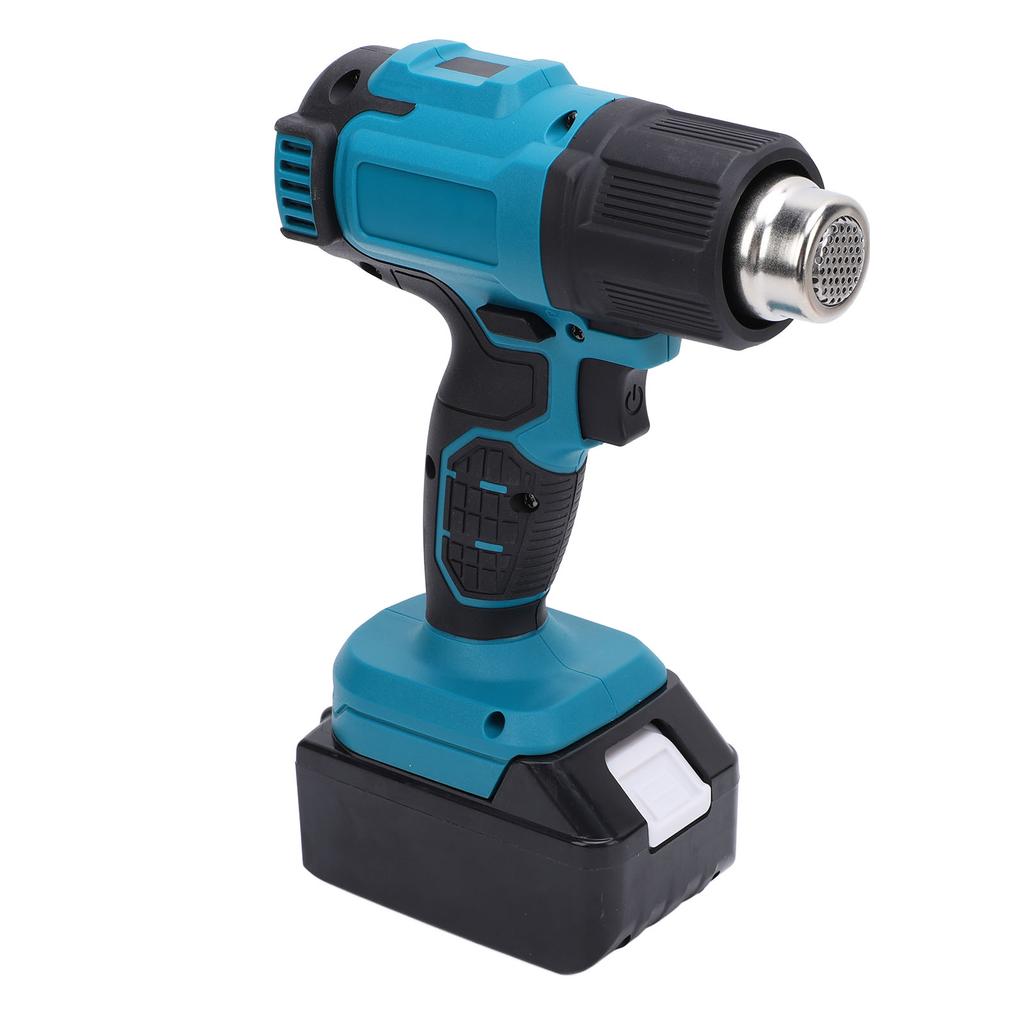 Kabellose Heißluftpistole, tragbare, wiederaufladbare, batteriebetriebene Heißluftpistole zum Basteln, EU-Stecker