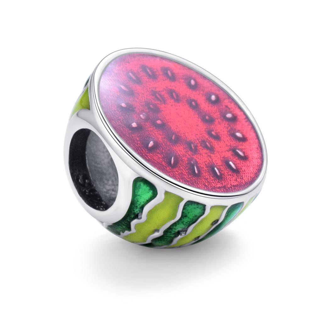 New In Copper Summer Watermelon Coconutariel Charms Bead Fit Original Bracelet Trinketfor Diy Women Jewelry
