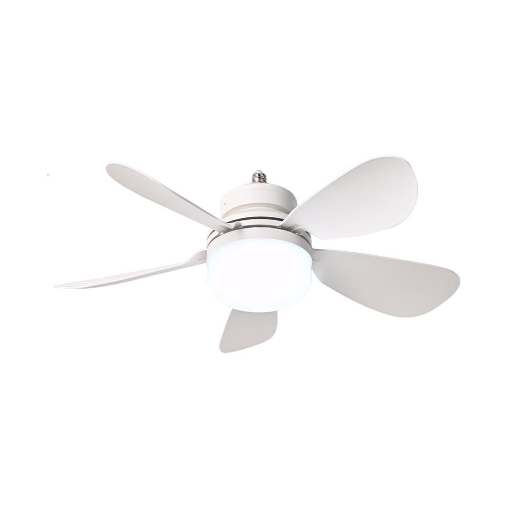 2 In 1 Hanging Fan with LED Light 3 Gears Universal Dimming Fan Timing Modern Smart Cool Fan for Dining Room Bedroom Living Room
