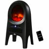 Fan Heater with 3 Heating Modes with 3 Adjustable Temperatures, 33.7x25.5x60.4 cm, Black