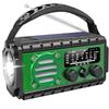 Multi-Functional Emergency Weather Radio with Solar and Hand-Crank Power, 20000mAh.