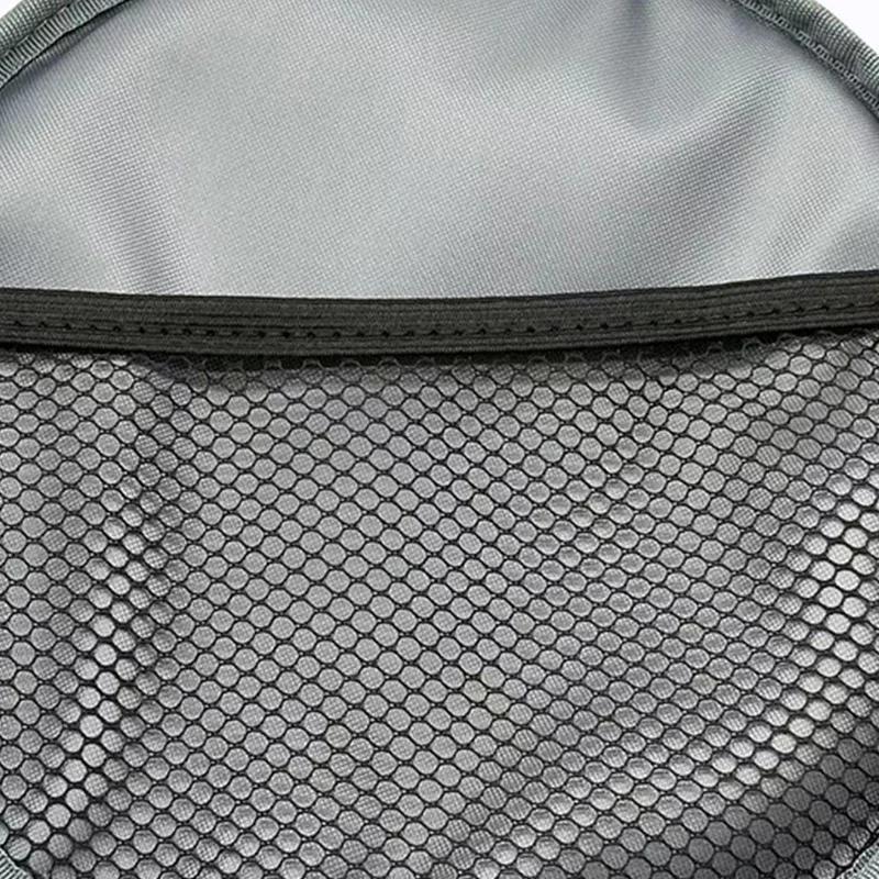 Telescopic Fan Storage Bag Waterproof Large Capacity Fan Hand Bag With Double Zipper And Mesh Pocket Folding Fan Storage Case