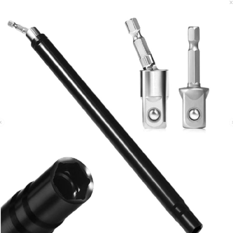 Hollowed Socket Rotatable Ceiling Leveling Sleeve Hollowed Screw Nut Hexagonal Socket For Drilling Power Tool Connection