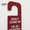Door Handle Hanging Sign Funny 3D Printed Hanger for Workshop And Office, Don't Come in I'm Printing, Durable Plastic PLA Material Privacy Plaque Knob