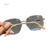 Oversize Square Spectacles for Female Male Anti- Blue-Ray Blocking PC Eyeglasses Shiny Frames Eye Spectacles clear glasses gafas