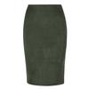 Vår Høst Chic Blyantskjørt Kontorlook Naturlig midje Knelengde Solid S-XL