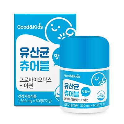 Good & Kids Delicious Lactobacillus Chewables, 60 Tablets, 1 Pack
