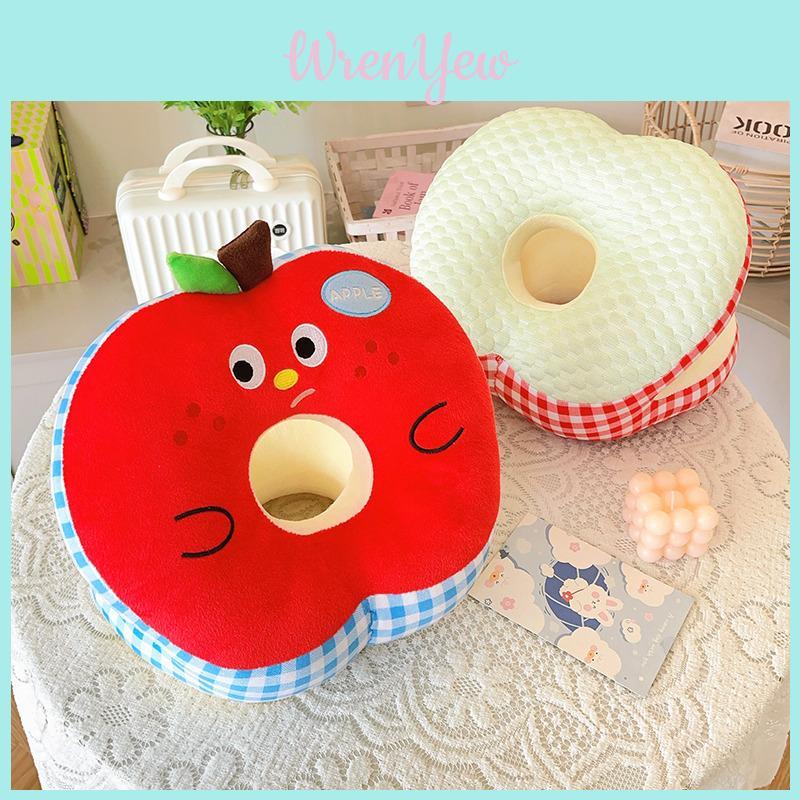 Apple Hand Pillow With Cartoon Embroidery For Office And Nap Breaks