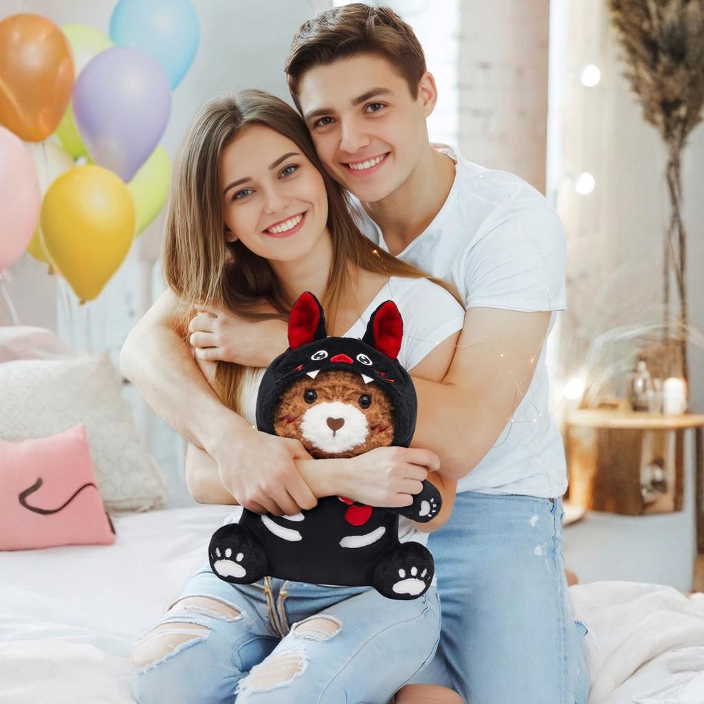 OLAOLA Plush Animal Bear Body Cute Approximately 34cm Soft and Perfect for Sleeping Soothing and Perfect as a or Christmas Gift Pillow, Toy, Doll,