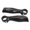 1 Pair Carbon Fiber Bicycle Handlebar Grip Bike Bar End Handlebar Ends for Road Mountain BikesBright