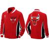 Ensemble veste de basketball rétro Chicago Bulls pour homme Coupe ample Vêtements de sport Vêtements d'extérieur décontractés