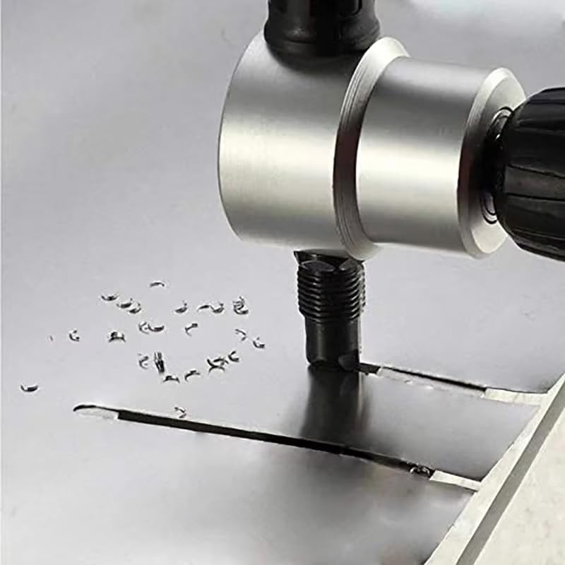 Zmart Nibbler Drill Metal Hand Hole Free Metal Sheet Cutting Attachment, Cutter, Shear, Drilling, Cutting,