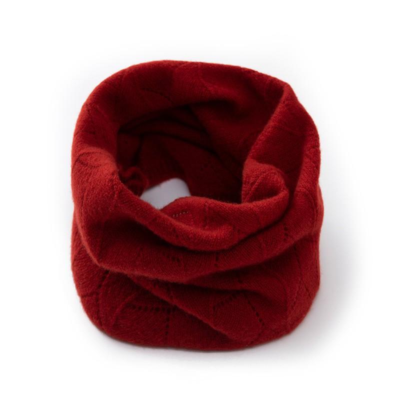 100% Wool Knit Neck Warmer Unisex Winter Scarf Lightweight Warm Cowl Outdoor Streetwear