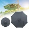 Outdoor Umbrella Table 6 Ribs Windproof Water Resistance Cover Replaces for Pool Yard