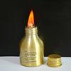 50ML Aluminum with Cotton Wick Metal Cap Alloy Liquid Burner Lamp Heavy Duty Portable Lab Mini