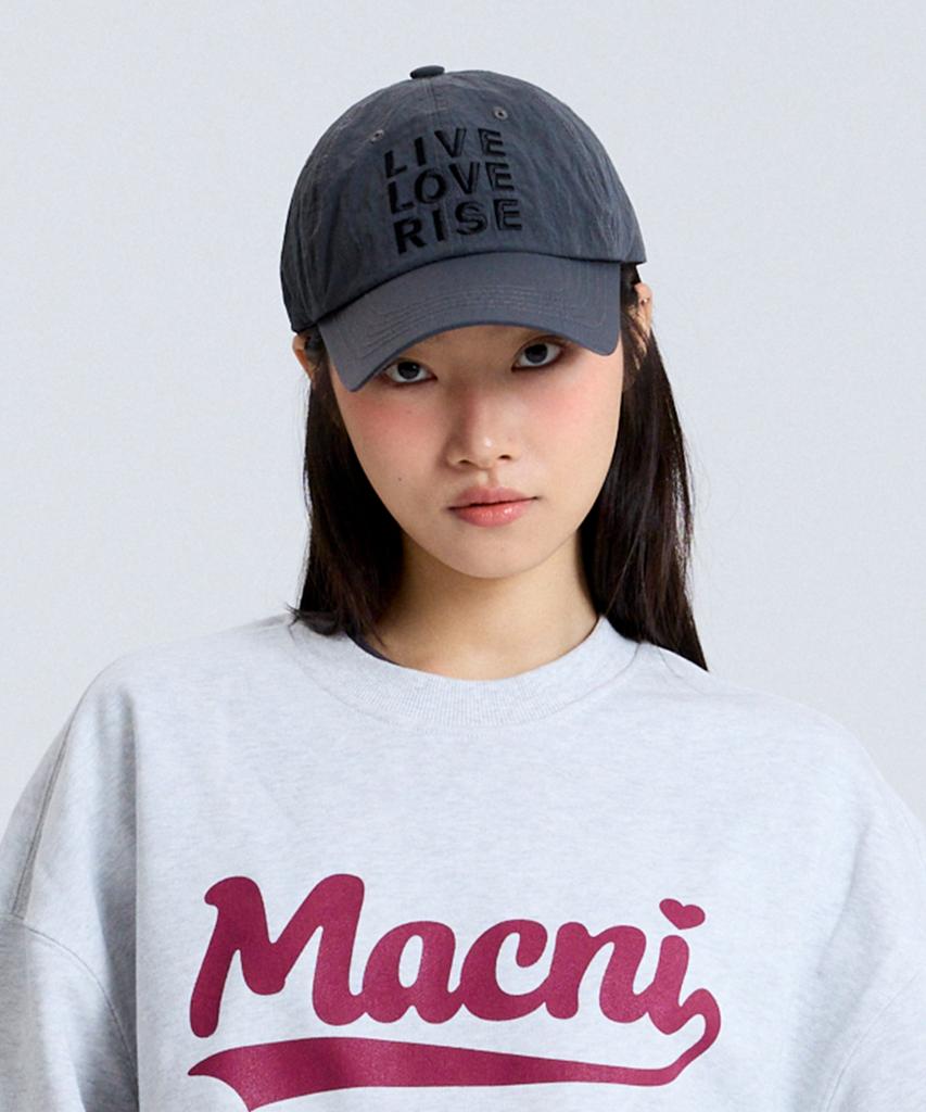 Makeuni Nylon Llr Deep Ball Cap Charcoal