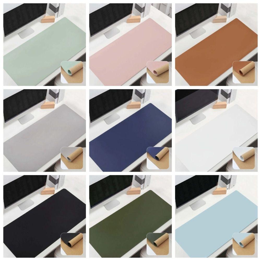 Waterproof Writing Pad Leather Keyboard Mat Desk Blotter Table Protector Adults