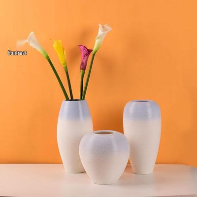 Ręcznie robiony nowoczesny minimalistyczny wazon ceramiczny do kreatywnych kompozycji kwiatowych